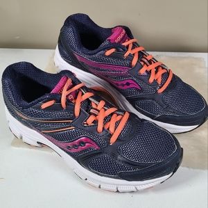 Saucony Cohesion 9 blue purple and orange Women's Size 7.5 Shoes